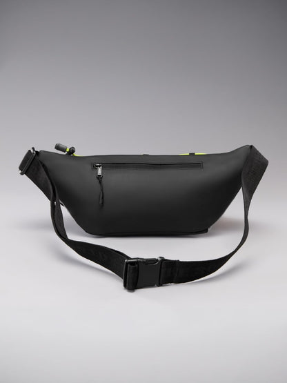 The Souled Store Ben 10: Omni Gear Fanny Pack | Official Cartoon Network Merchandise | Premium Matte PU Sleek Crossbody Waist Bag with Neon Bungee Cord & Adjustable Strap for Men & Women