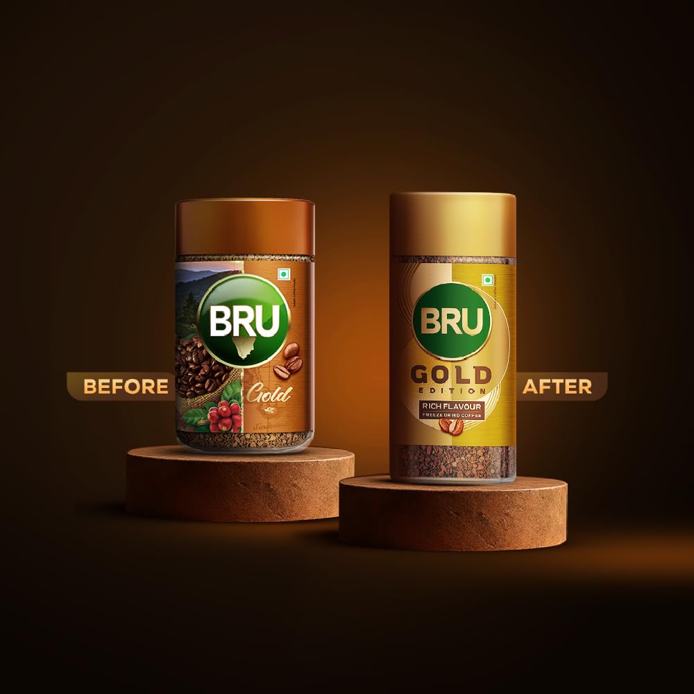 Bru Gold 100% Pure Coffee Freeze Dried 100g
