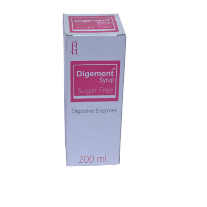 Digement Syrup (Sugar Free) Digestive Enzyme, 200ml