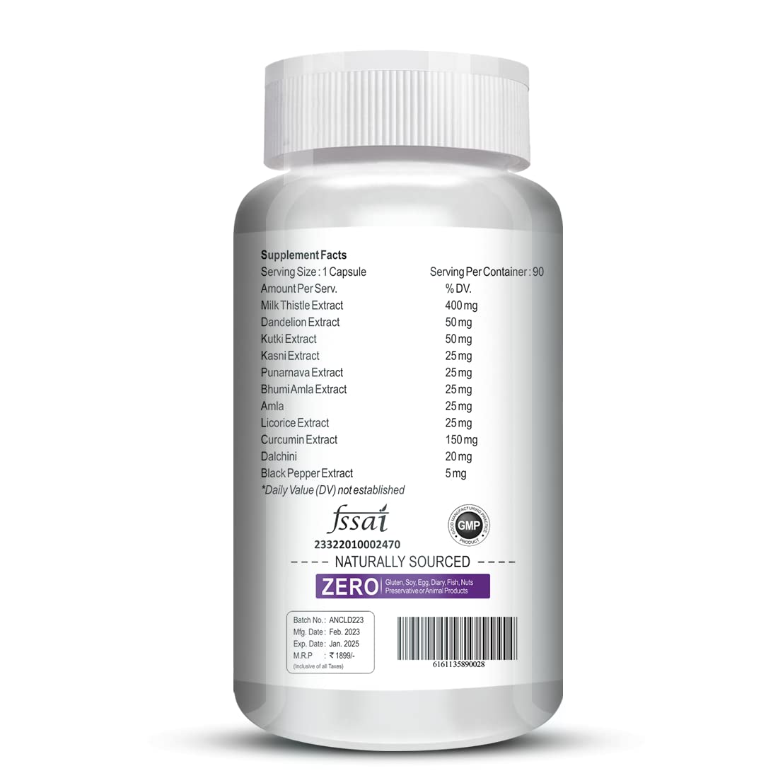 ANC Herbal Liver Detox With Milk Thistle and Dandelion for Fatty Liver- image 2