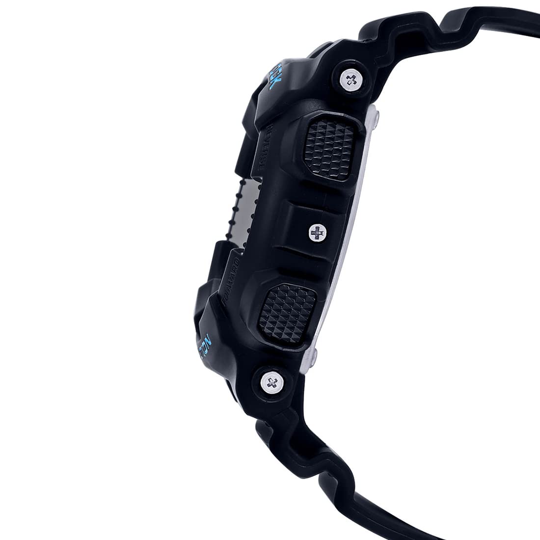 Casio G-Shock GA-100CB-1ADR Black & Blue Camouflage Analog-Digital Dial Black Resin Strap Men's Watch Shock And 200M Water Resistant G625