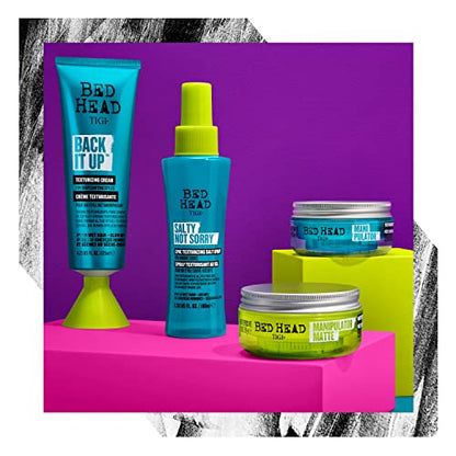 TIGI Bed Head Manipulator Matte Hair Wax Paste With Strong Hold For Men,Long-Lasting Texture Hold For Hairstyling,Definition And Texture,Light And Non-Greasy Hair Setting Wax,Natural Matte Finish,57G