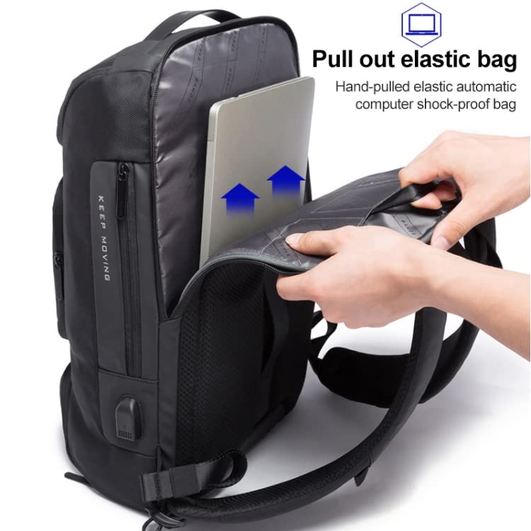 Red Lemon BANGE Cyborg Laptop Backpack for Men Business Travelling Back- image 4