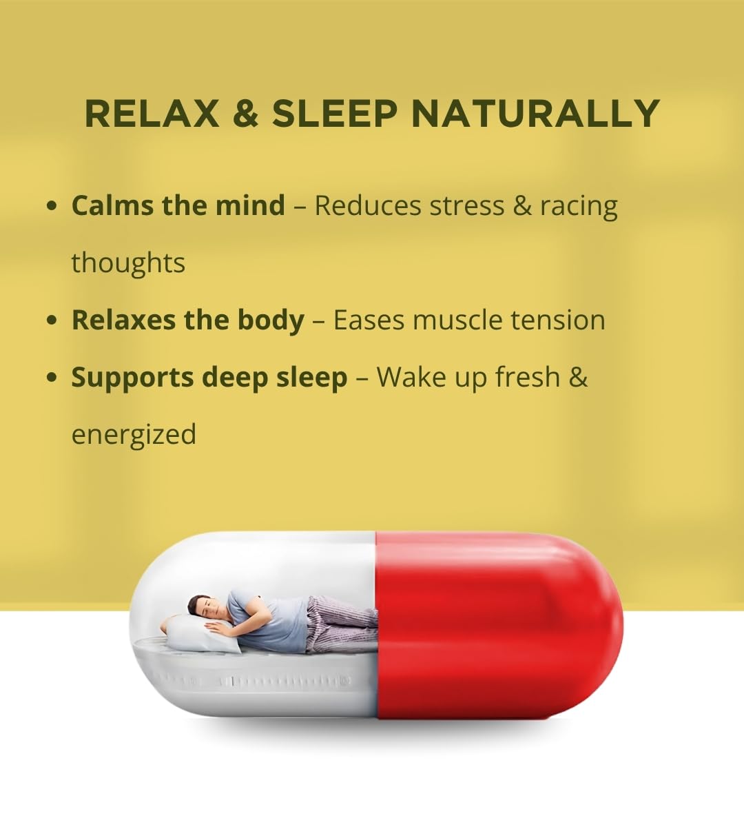 Praanaa Health Care MindMellow | Sleep Support and Stress Relief Supplement with Melatonin Ashwagandha L-Theanine | Doctor Formulated Relaxation Tablets (100 Count)