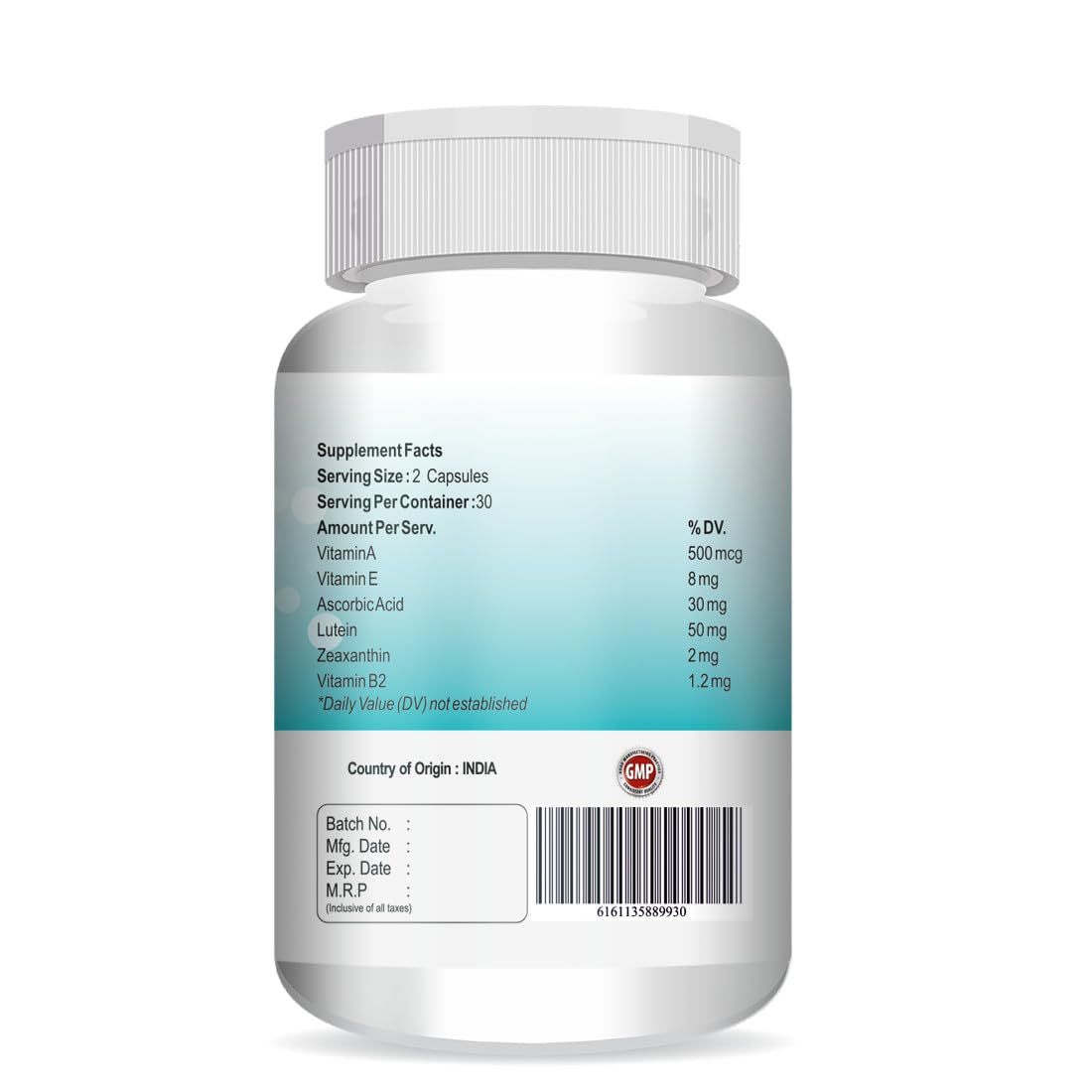 Vokin Biotech Crystalix Complete Eye Health Formula, 60 Capsules