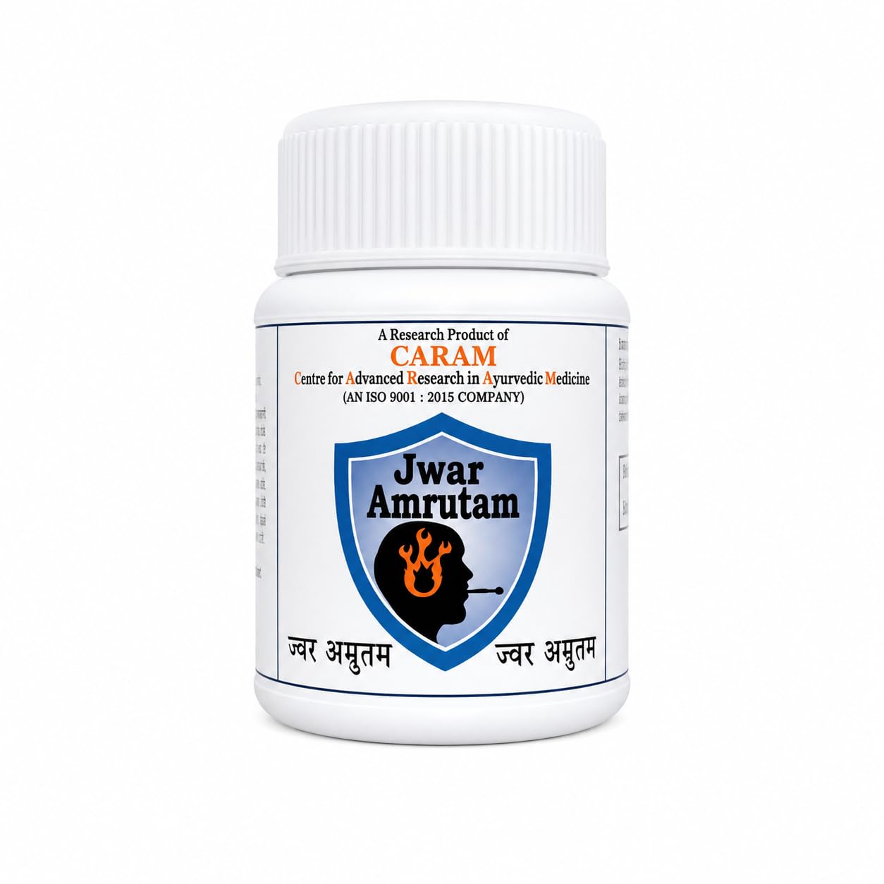 CARAM Jwar Amrutam Ayurvedic Immunity boosting tablets | For Cold & Cough | Blood purifier, Immuno-Modulator (15 Tablets)