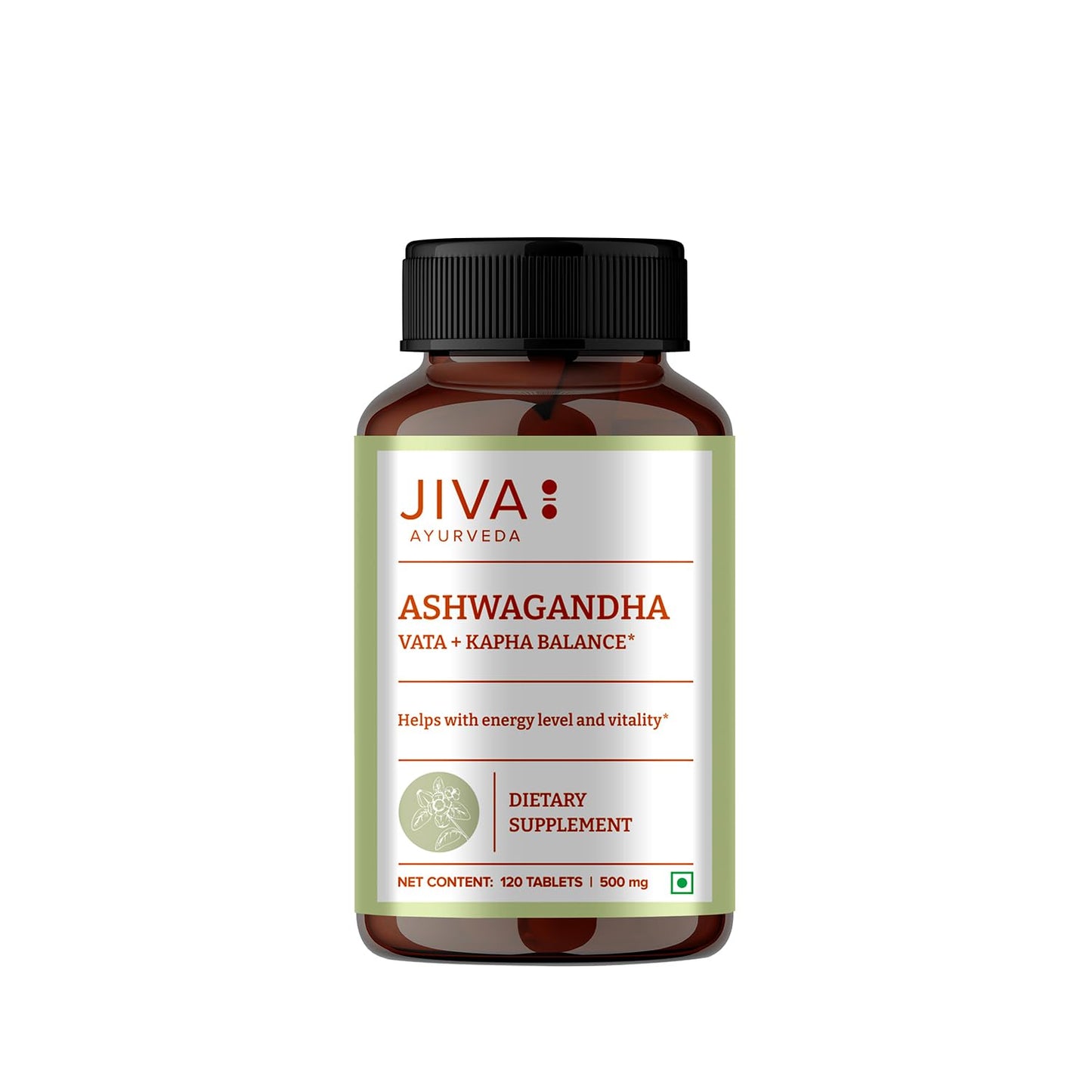 Jiva Ashwagandha Tablet | 100% Ayurvedic Formulation for Immunity And Energy Lev