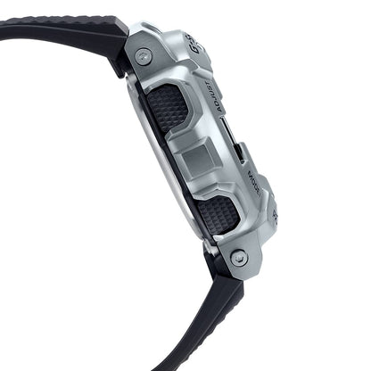 Casio G-Shock GM-110-1ADR Silver Analog-Digital Dial Black Resin Strap Men's Watch Shock And 200M Water Resistant G1051
