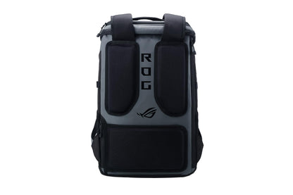 ROG Ranger BP2701 Cybertext Edition (2025) Gaming Backpack, Spacious Storage Upto 22L, Ergonomic Design, Built-in Luggage Strap, Adjustable Chest Strap, fits up to a 17-inch Laptop, Grey, 0.93 kg