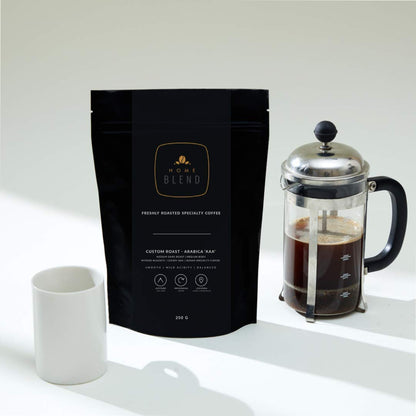 Home Blend Coffee Roasters - Ground Coffee - Custom Roast - Premium Arabica 'AAA' Grade - Pack of 250g (Medium Roast, South Indian Filter)