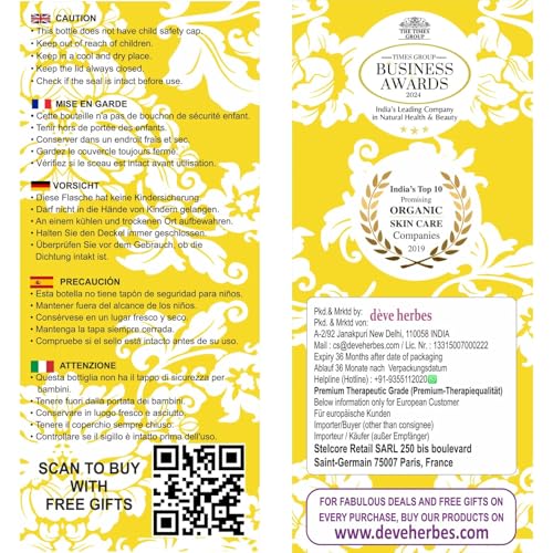 Deve Herbes Pure Ashwagandha Oil (Withania somnifera) Natural Therapeut- image 5