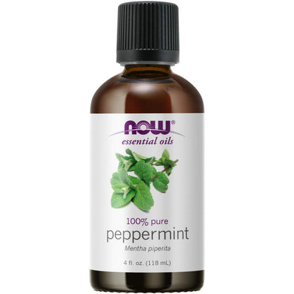 NOW Foods Essential Oils Peppermint -- 4 fl oz (118 ml)