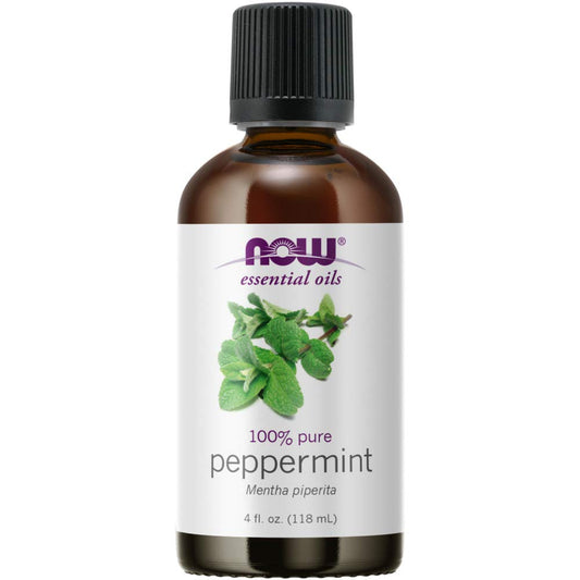 NOW Foods Essential Oils Peppermint -- 4 fl oz (118 ml)