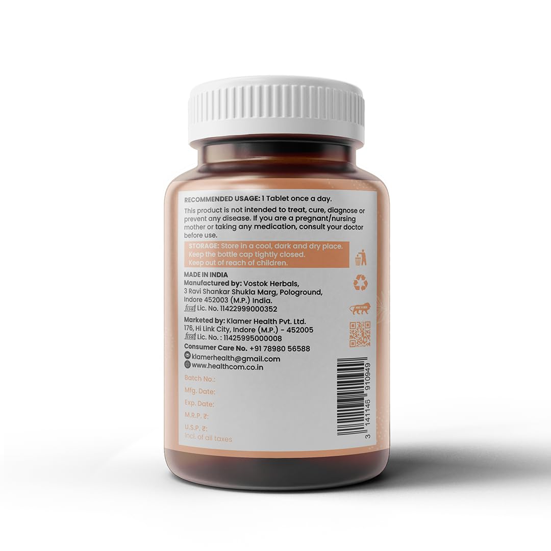Healthcom Nutra CALCO-12 Calcium 60 Tablets Pack | Magnesium, Zinc With Vitamin D3 & B12 Capsule for Men & Women | For Stronger Bones, Immunity Improves Joints & Muscles Metabolism