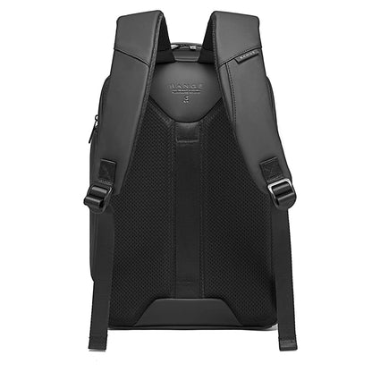 BANGE Smart Trendy 20L Durable Oxford Backpacks Anti-Theft USB Waterproof 1.2KG W 15.6in Laptop School Travel Black Bags,7277,Large