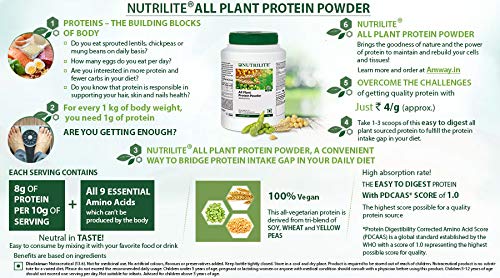 Amway Nutrilite All Plant Protein - 1 kg- image 3