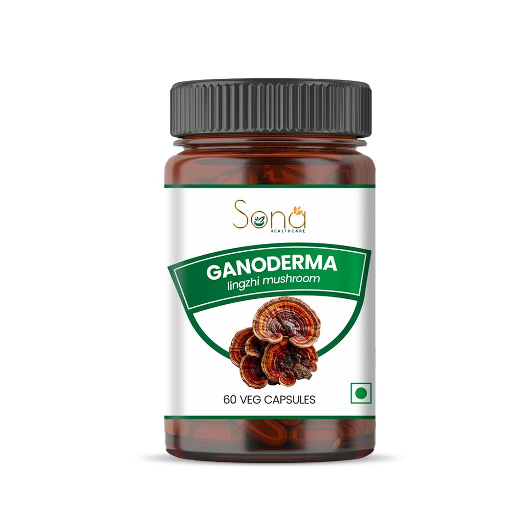 Sona Healthcare Ganoderma Veg Capsules, 60 Capsules