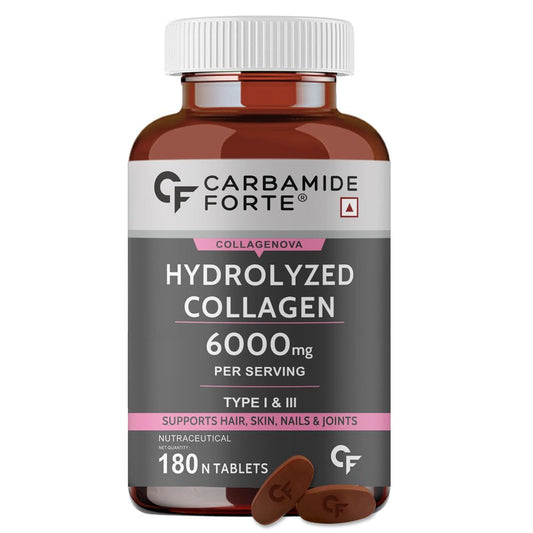 Carbamide Forte Hydrolyzed Marine Collagen Peptides Tablets | Collagen Supplemen
