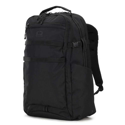 OGIO Alpha 25L Multi Compartment Business Travel Laptop (17") Backpack with Hidden Pocket, Reflective Trims, Premium Durable Abrasion Resistant Bottom Recycled Polyester Material