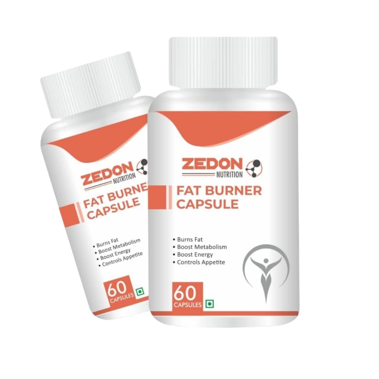 Zedon Nutrition Fat Burner Capsules, Advanced Weight Loss Formula with L-Carnitine, Garcinia Cambogia, Caffeine & Green Tea, Metabolism & Energy Booster for Men & Women