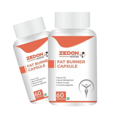 Zedon Nutrition Fat Burner Capsules, Advanced Weight Loss Formula with L-Carnitine, Garcinia Cambogia, Caffeine & Green Tea, Metabolism & Energy Booster for Men & Women