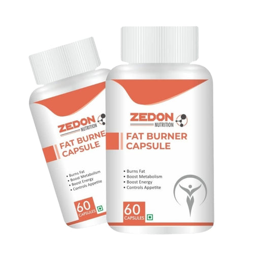 Zedon Nutrition Fat Burner Capsules, Advanced Weight Loss Formula with L-Carnitine, Garcinia Cambogia, Caffeine & Green Tea, Metabolism & Energy Booster for Men & Women