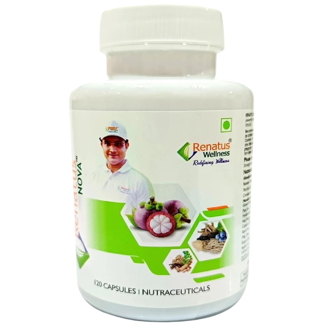 Nova 120 Ayurvedic Capsules with 12 Herbal Ingredients | Natural Energy, Immunity & Strength Support Supplement | Daily Health Care Capsules for Men & Women | Pack of 1
