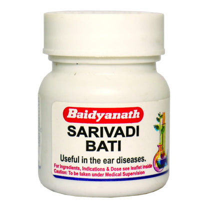 Baidyanath Asli Ayurved Sarivadi Bati | Ayurvedic Herbal Supplement | 20 Tablets (Pack of 2)