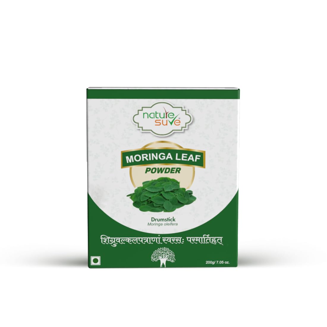 Nature Sure Moringa Leaf Powder 200g, Atta Mix Superfood, Moringa Powder for Wei