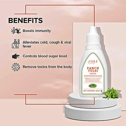 Jiva Tulsi Drops - 20 ml | 100% Ayurvedic Formulation Made Of Five Spec- image 6