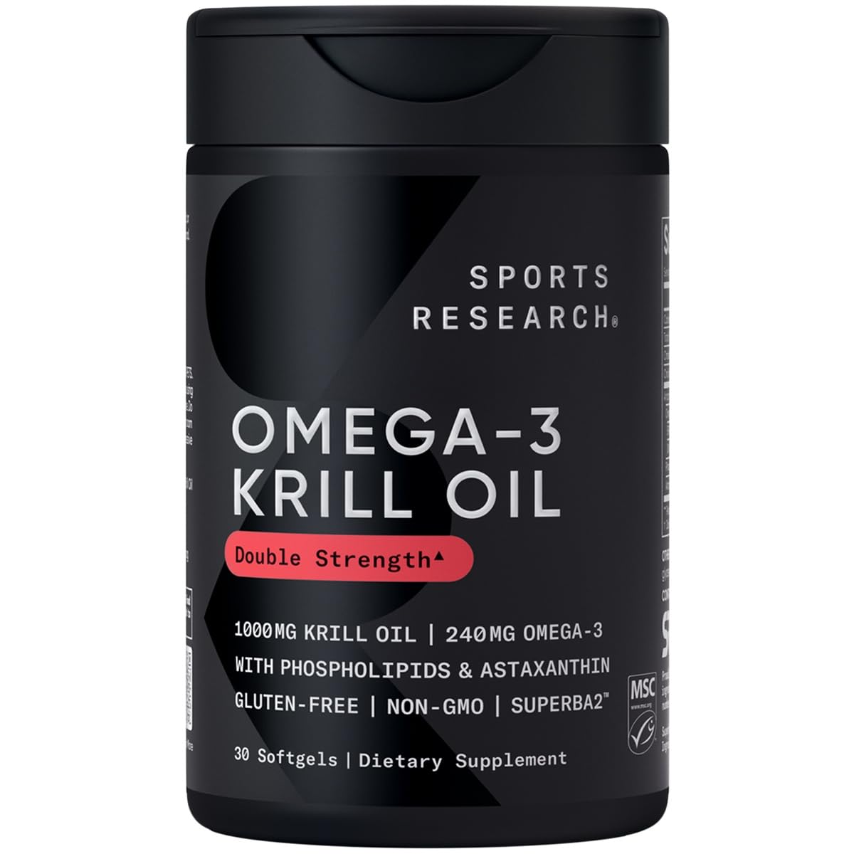 Sports Research Omega-3 Krill Oil 30 Softgels