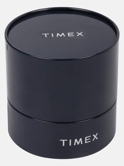 TIMEX Analog Watch for man with Brown Round Dial & Brown Leather Strap Band Water Resistant Men's Wrist Watches - TWEG18903