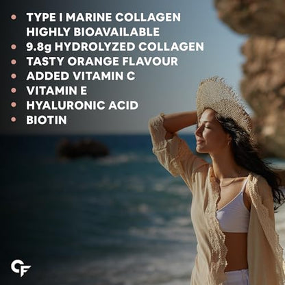 Carbamide Forte Marine Collagen Powder Supplement | Skin & Bone Health Support Collagen Supplements for Women & Men - Hydrolyzed Collagen Peptides - 200g