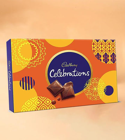 Rakhi Gift for Brother with Chocolates Gift Combo | Premium Rakhis with Chocolates and Roli Chawal Tika | Rakhi for Brother with Gift Hamper (Combo-2)