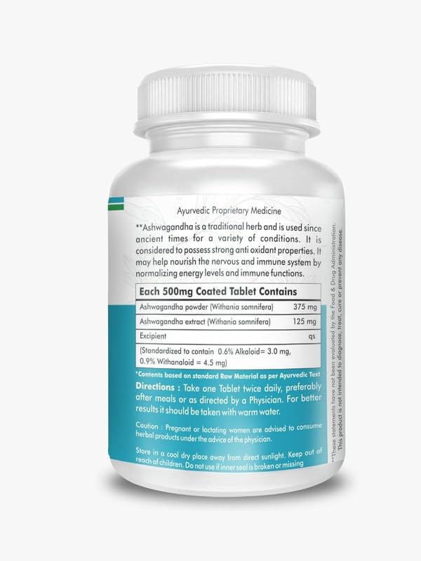 Superveda Ashwagandha 500mg For Men & Women | 60 Capsules (Pack of 1)- image 8