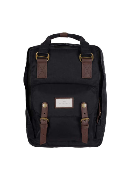 Doughnut Macaroon Laptop Backpack One Size Black