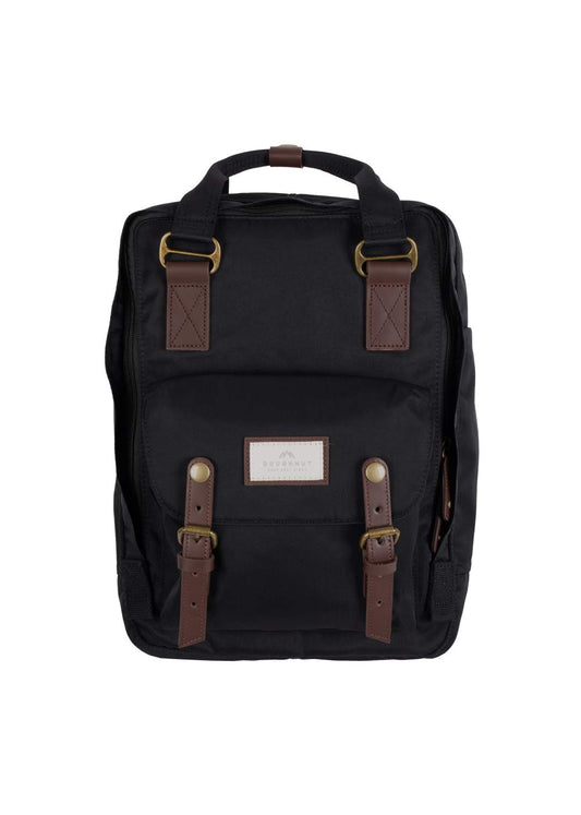 Doughnut Macaroon Laptop Backpack One Size Black