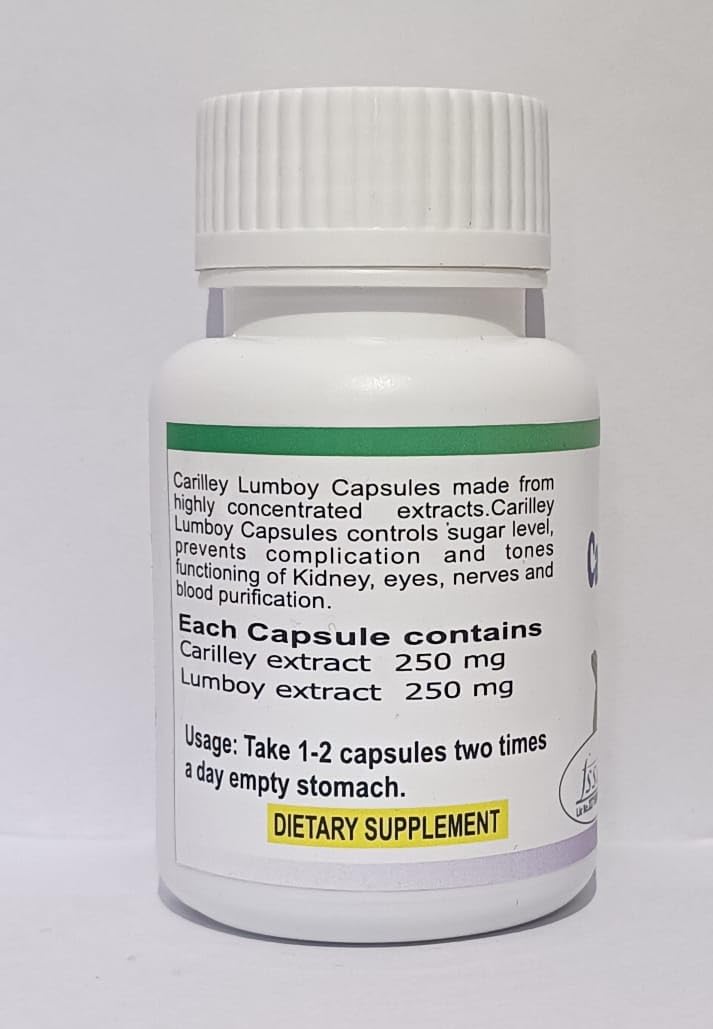 Naveenya Kaya Carilley Lumboy Capsule with Karela and Jamun for Healthy Blood Sugar Level