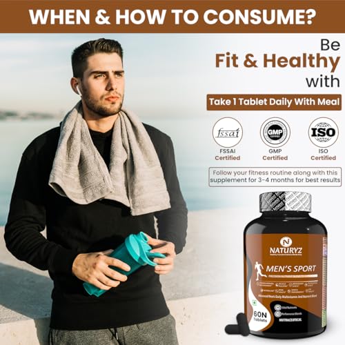 Naturyz Men's Sport Advanced Daily Immunity Supplement Specialized Mult- image 3