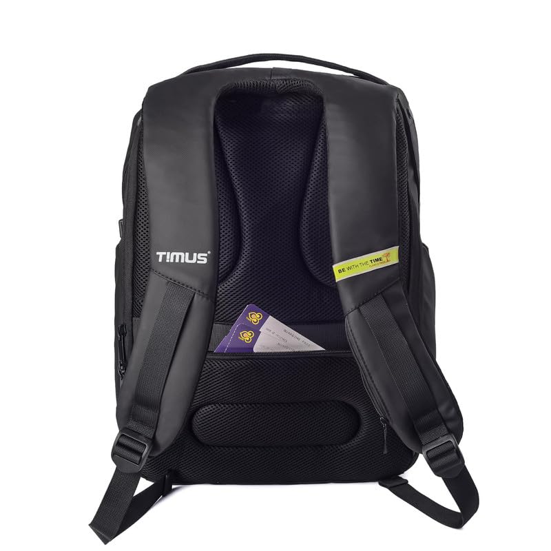 Timus Madrid Black Professional Laptop Bag for Men & Women 24 L with 15- image 2
