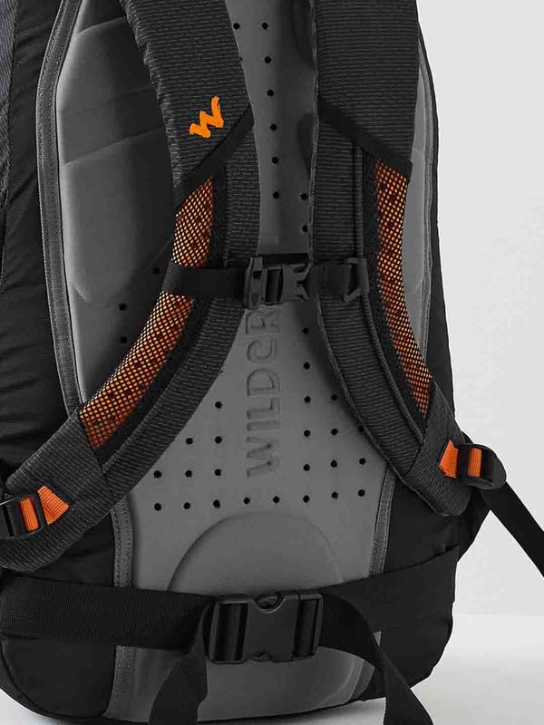 Wildcraft Tech Backpack for Mens & Womens | Unisex Casual Travel Backpack | Eiger X 35 Ltr TechPacks Black