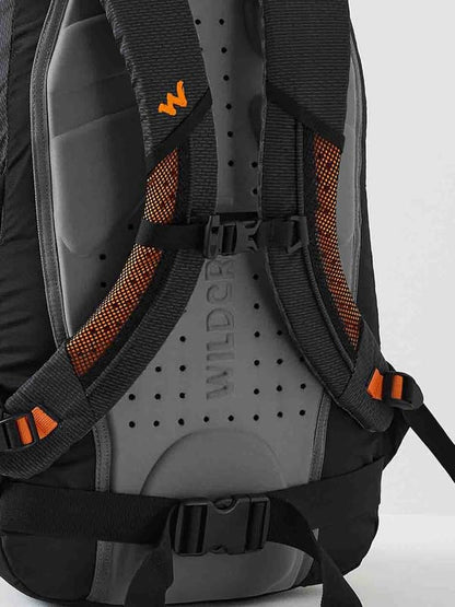 Wildcraft Tech Backpack for Mens & Womens | Unisex Casual Travel Backpack | Eiger X 35 Ltr TechPacks Black