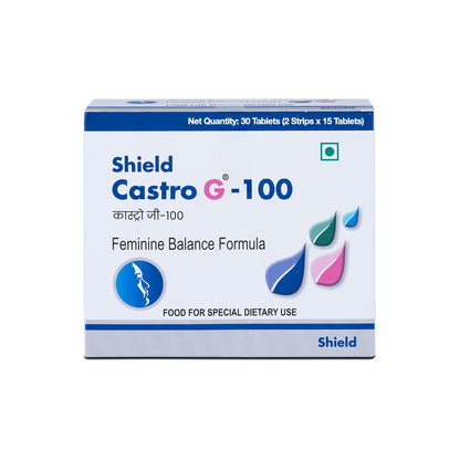 Castro G-100 Pre, Menopause & Post-Menopause Support Supplement with Traditional Herbal Blend | Daily Hormonal Balance – 30 Tablets (Pack of 1)