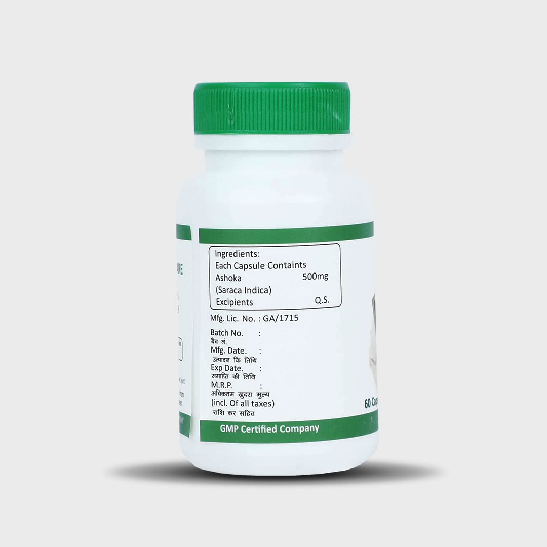 SONA HEALTH CARE Organic Ashoka Capsules - 60 Capsules (Pack of 2)