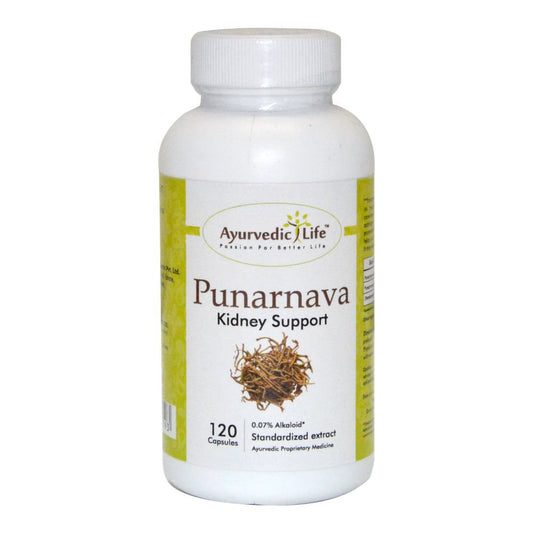 Ayurvedic Life Punarnava Capsules 350mg Capsules, Natural, 120 count