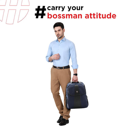 HARISSONS BPLT Star-Big 17" inch Professional Laptop Backpacks for Men, Women (Black, 28 Ltrs)