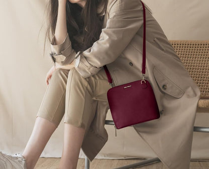 DailyObjects Trapeze Sling Crossbody Bag for Women and Latest Stylish Zip Wallet Purses for Women's, Girls | Durable Vegan Leather | Ladies Mobile Sling Bag | Zipper Closure | Made in India (Combo)