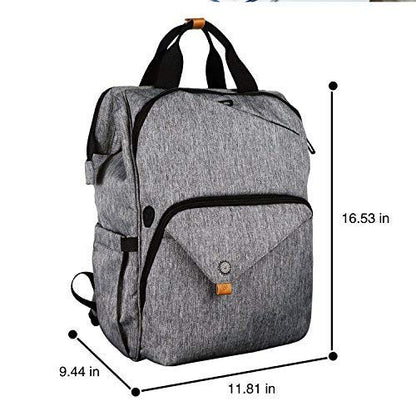 Hap Tim Laptop Backpack 15.6/14/13.3 Inch Laptop Bag Travel Backpack for Women/Men Waterproof School Computer Bag Large Capacity Bookbag for College/Travel/Business (7651US-G)