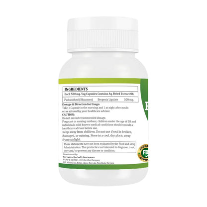 Morsan healthcare Pashanbhed Capsules | Ayurvedic Herbal Formula with Bergenia ligulata | Plant-Based Supplement | Vegan | 60 Veg Capsules | Traditional Botanical Ingredient | pack of 2
