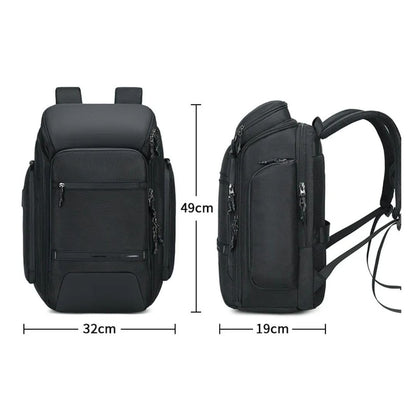 KARRIER 35L Nexus Laptop Backpack for Men & Women, Padded Laptop Compartment, Spacious Bag for Office, College, Daily Commute & Travel, Black**